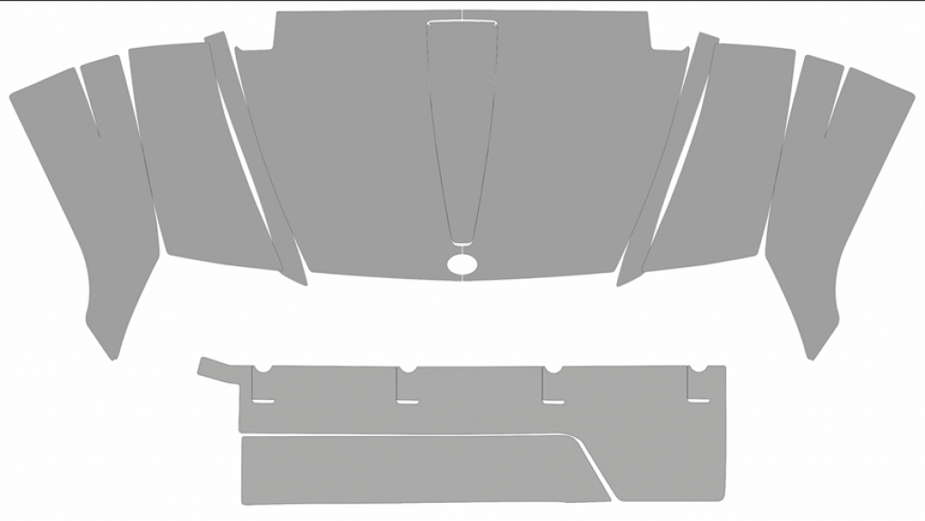Schnittmuster Beispiel für Polaris Ranger 500XP/700XP 2005-2008
